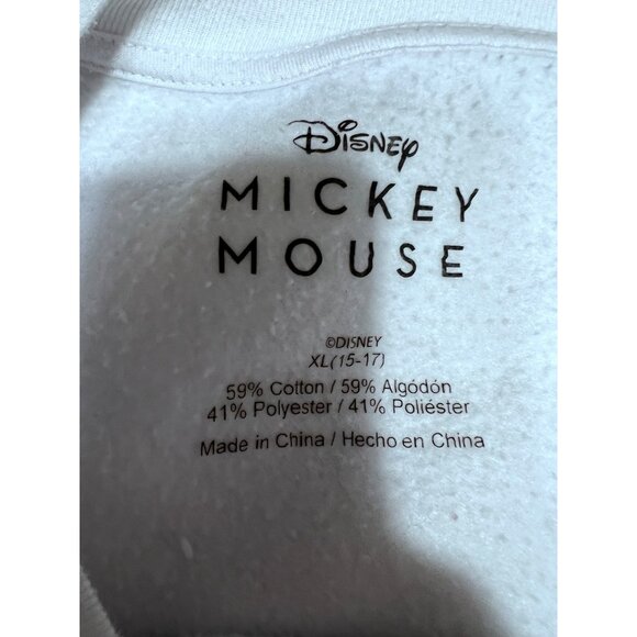 Disney Mickey Mouse Oh Boy graphic sweatshirt youth size XL (15-17) - Picture 4 of 5